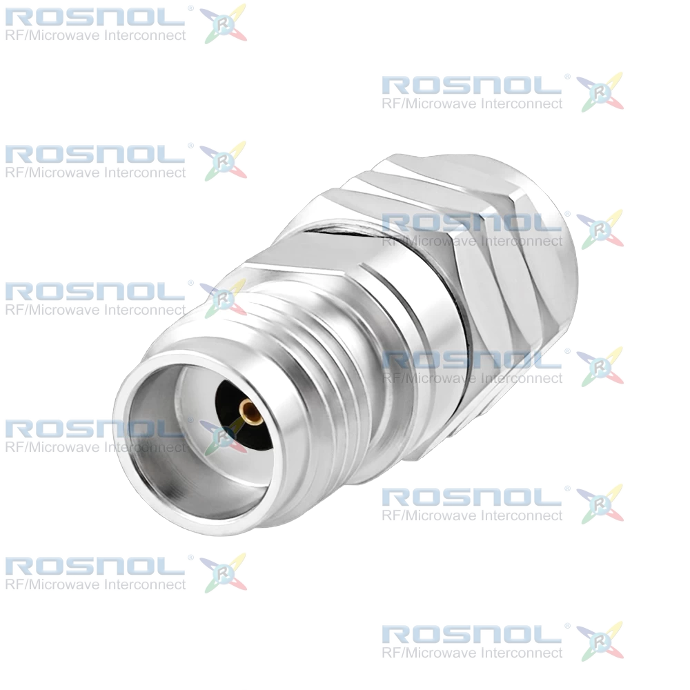 1.85mm Plug (Male) to 2.4mm Jack (Female) Adapter, DC-50GHz VSWR 1.20