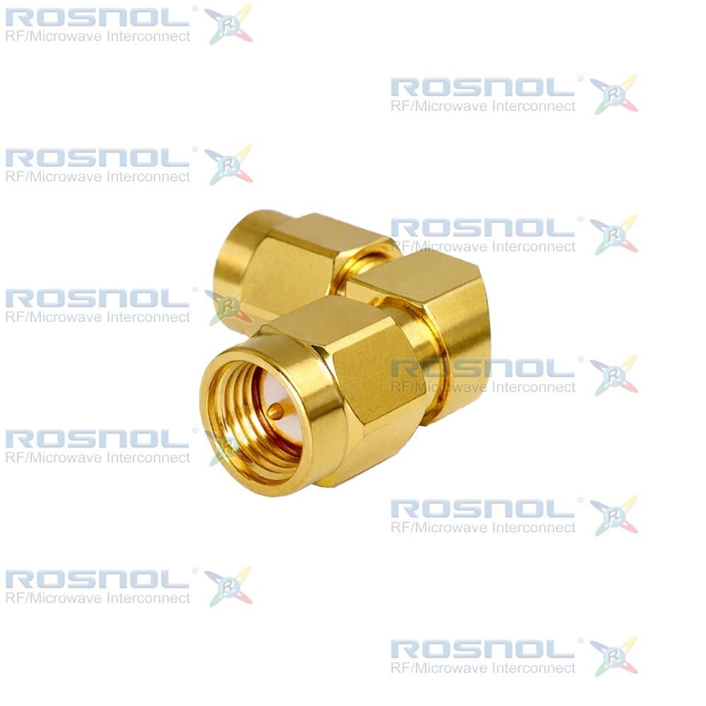 SMA Plug (Male) to SMA Plug (Male)  Miter Right Angle Adapter, DC-18 GHz VSWR 1.15