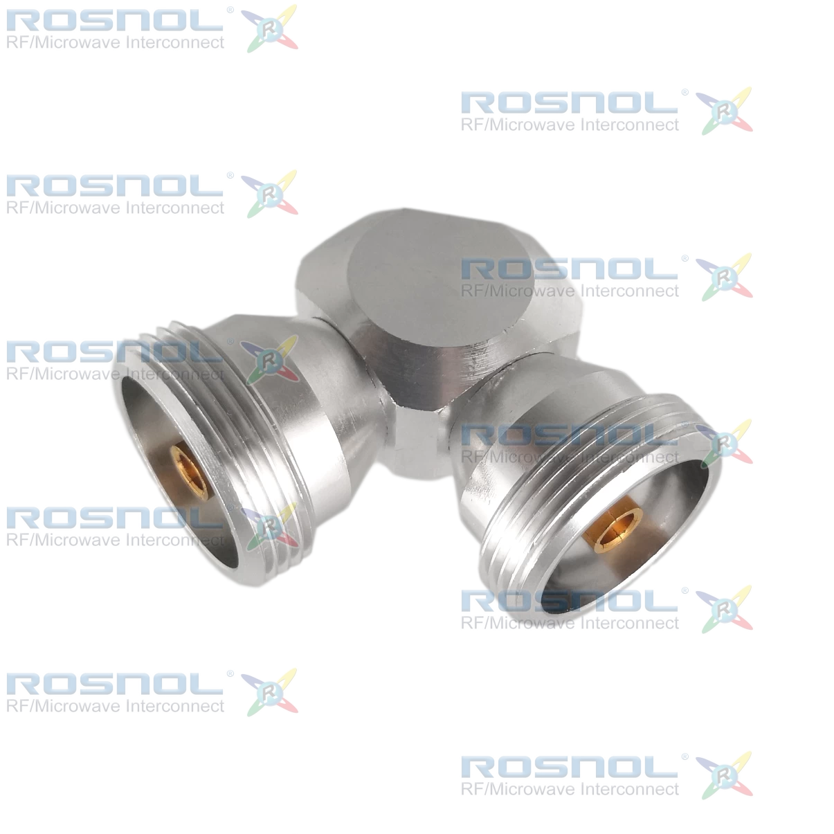 7/16 Jack (Female) to 7/16 Jack (Female) Right-Angle Adapter, DC-7.5GHz VSWR 1.25