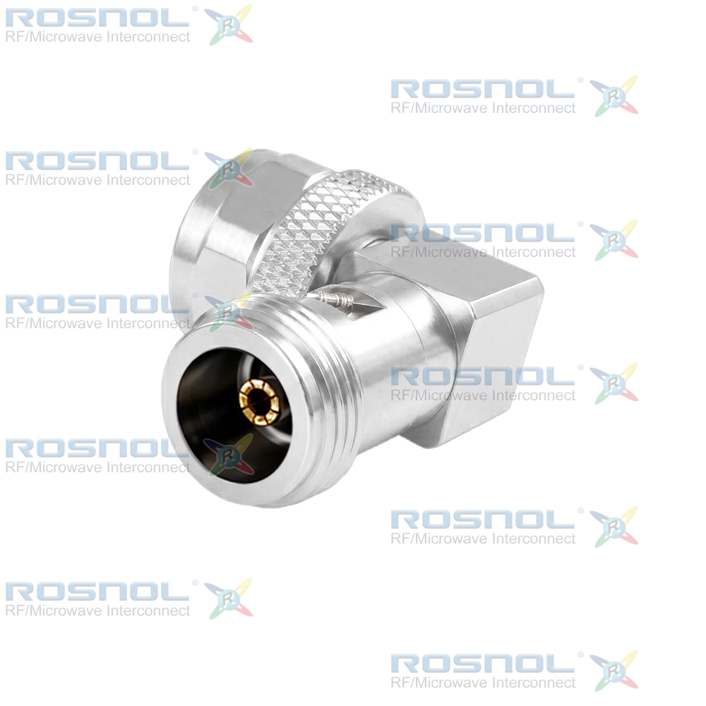N Plug (Male) to N Jack (Female) Right-Angle Adatper, DC-11GHz VSWR 1.20