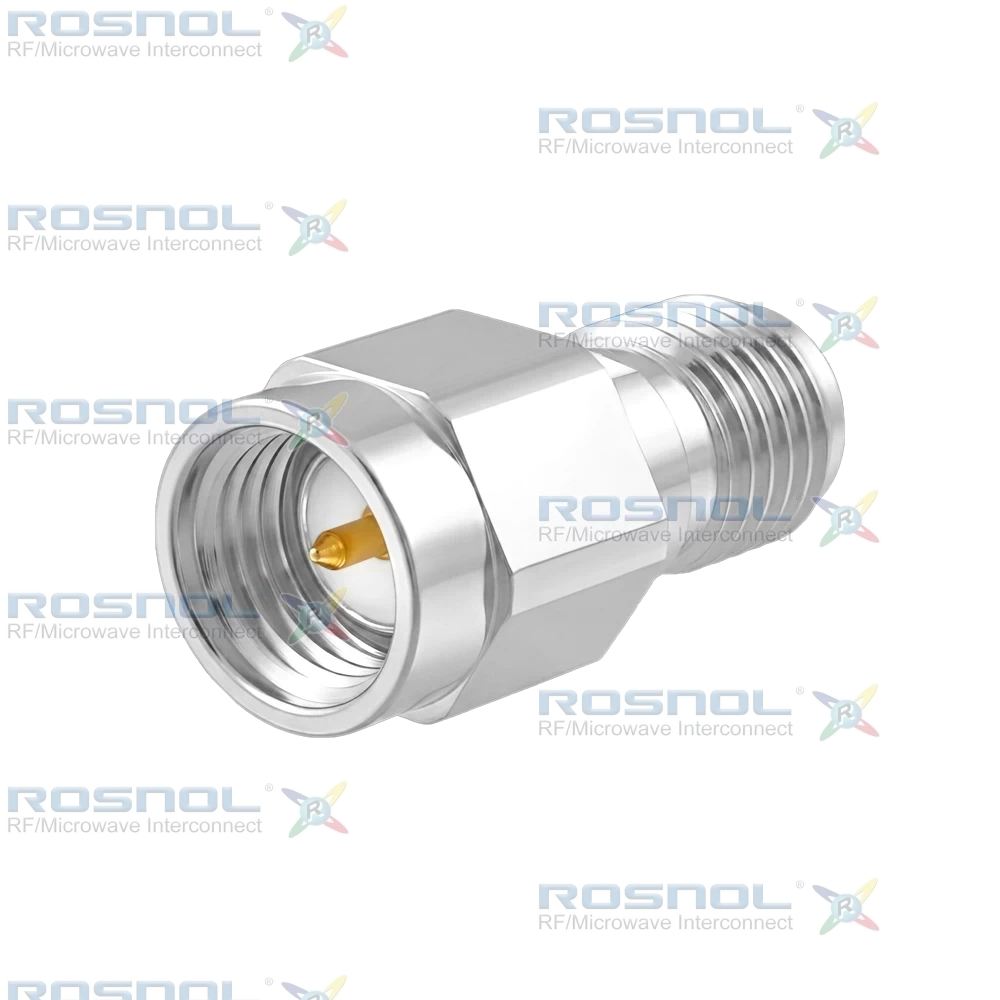 Precision SMA Plug (Male) to Precision SMA Jack (Female) Adapter, DC-27GHz VSWR 1.15