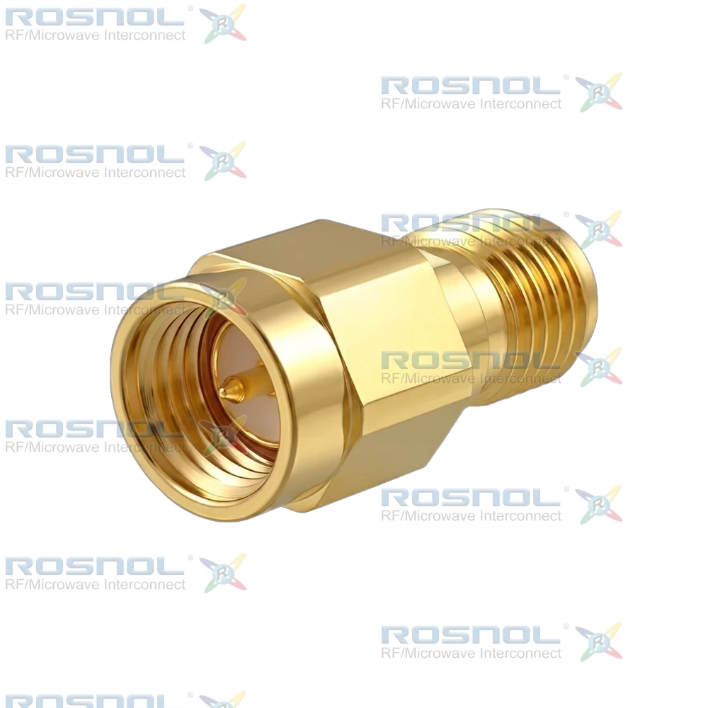 Precision SMA Plug (Male) to Precision SMA Jack (Female) Adapter, DC-27GHz VSWR 1.15