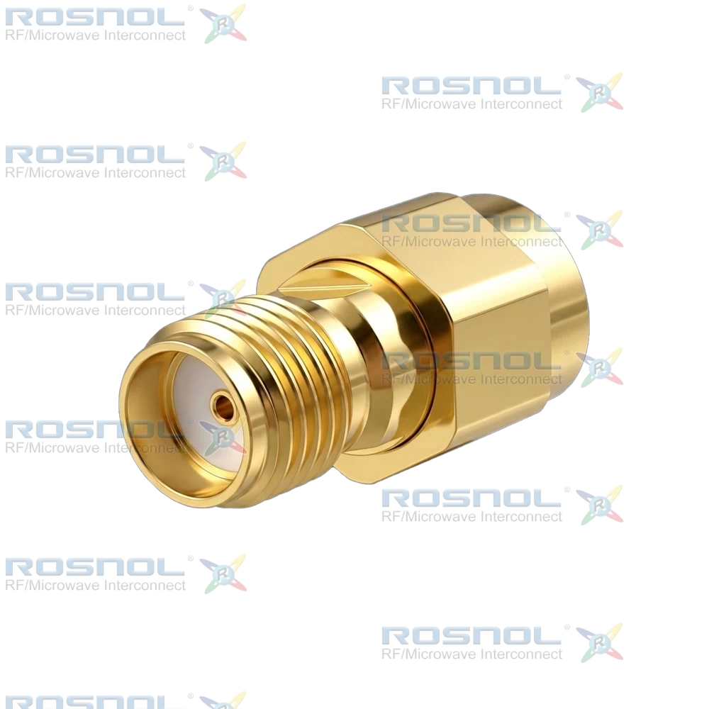 Precision SMA Plug (Male) to Precision SMA Jack (Female) Adapter, DC-27GHz VSWR 1.15