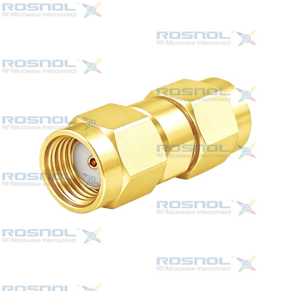 SMA Plug (Male) to SMA R/P Plug (Male) Adapter, DC-18GHz VSWR 1.20