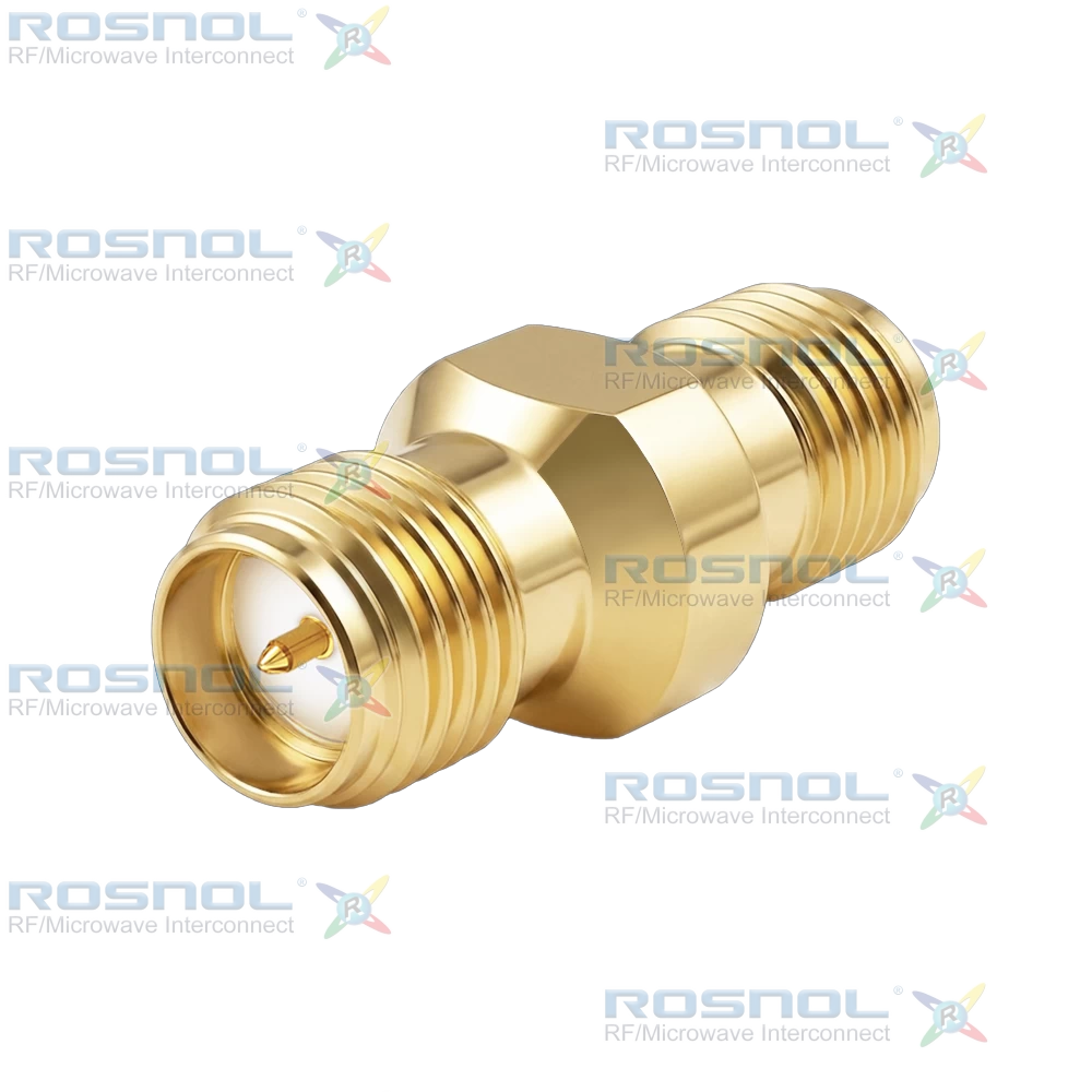 SMA R/P Jack (Female) to SMA R/P Jack (Female) Adapter, DC-18GHz VSWR 1.2