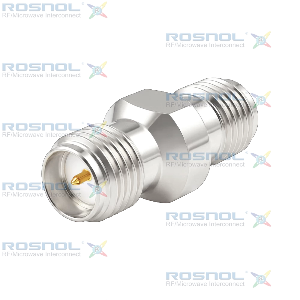 SMA Jack (Female) to SMA R/P Jack (Female) Adapter, DC-18GHz VSWR 1.2