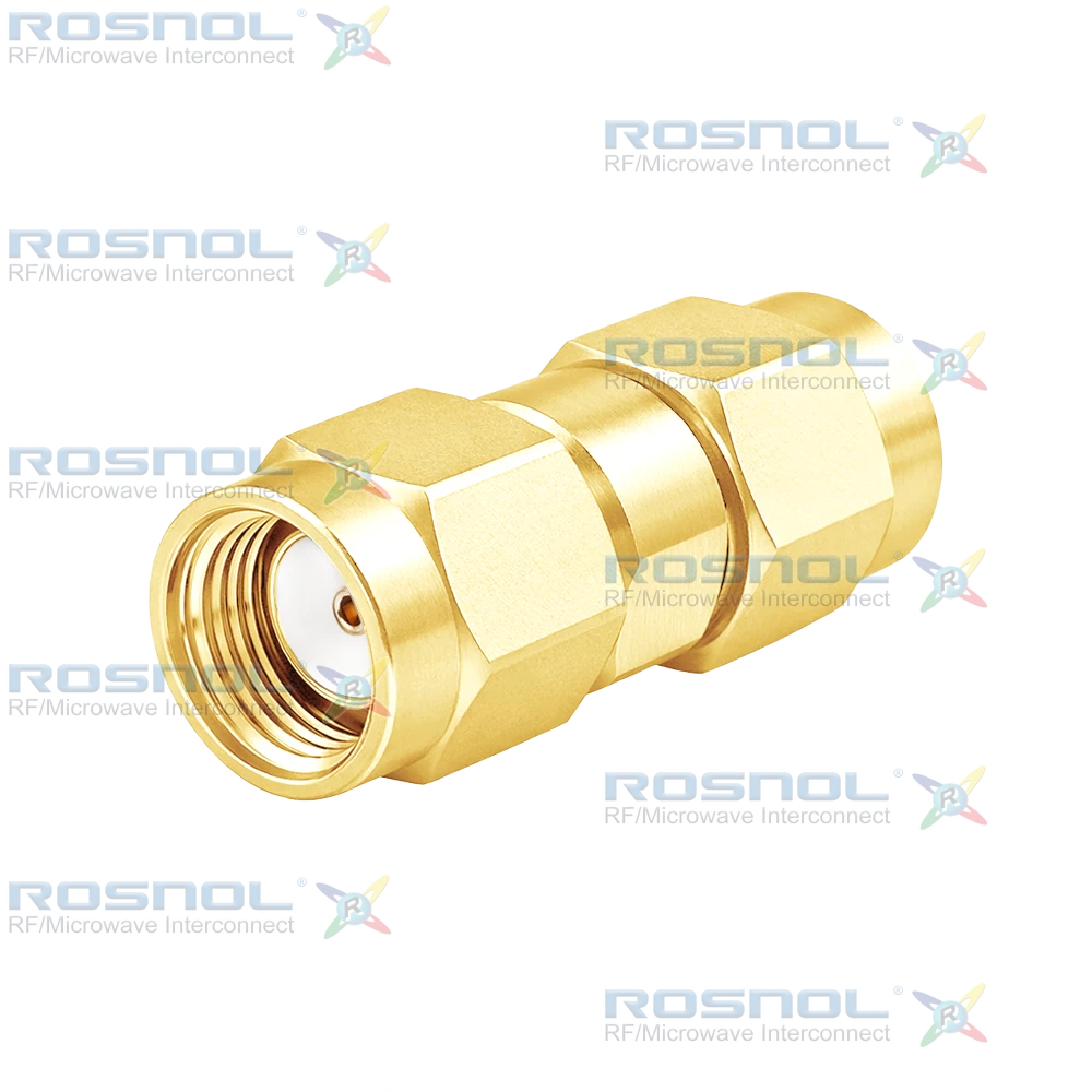 SMA R/P Plug (Male) to SMA R/P Plug (Male) Adapter, DC-18GHz VSWR 1.2