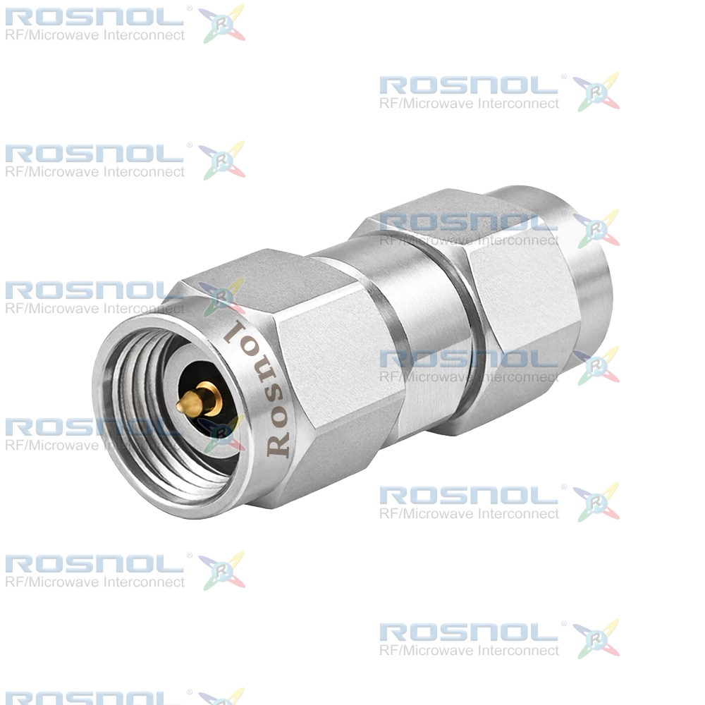 2.92mm Plug (Male) to 2.92mm Plug (Male) Adapter With Venting Hole For TVACApplication, DC-40 GHz VSWR 1.15