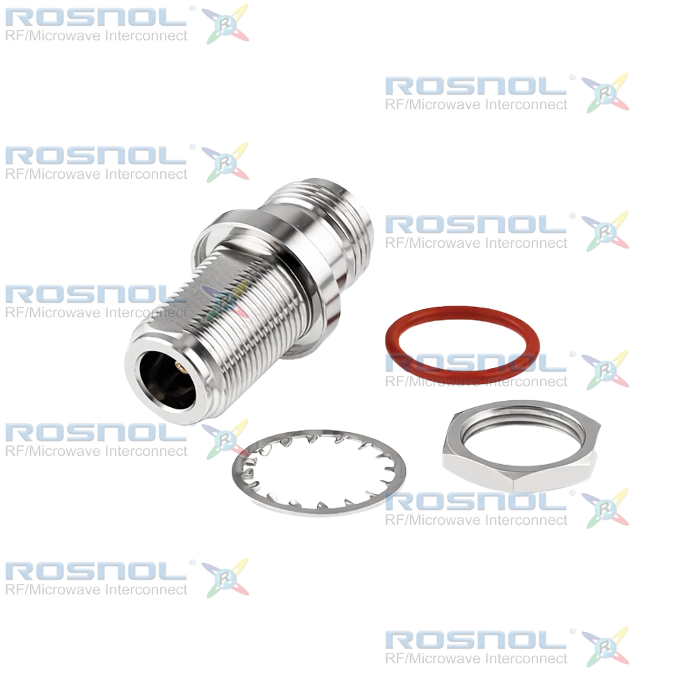 N Jack (Female) to N Jack (Female) Bulkhead Adapter, 75 Ohm DC-6 GHz
