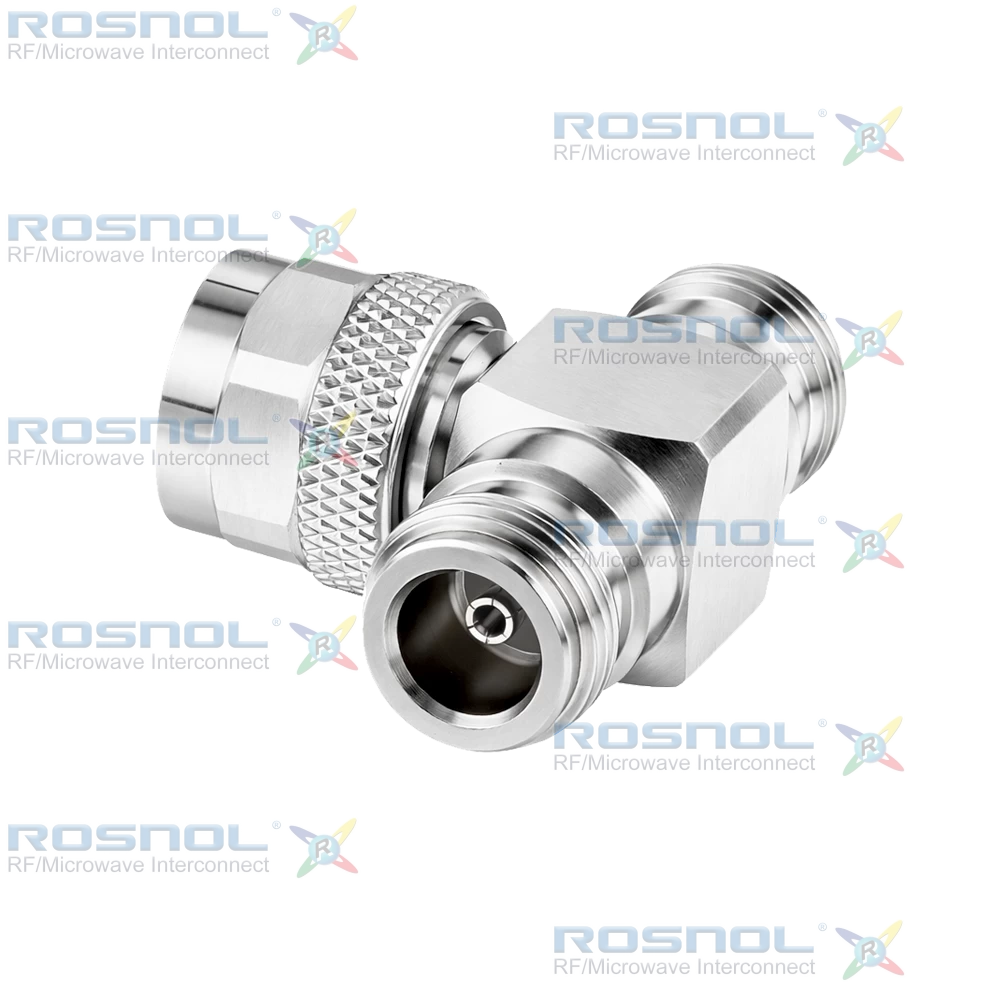 N Jack (Female) to N Plug (Male) to N Jack (Female) T-Adapter, DC-11GHz