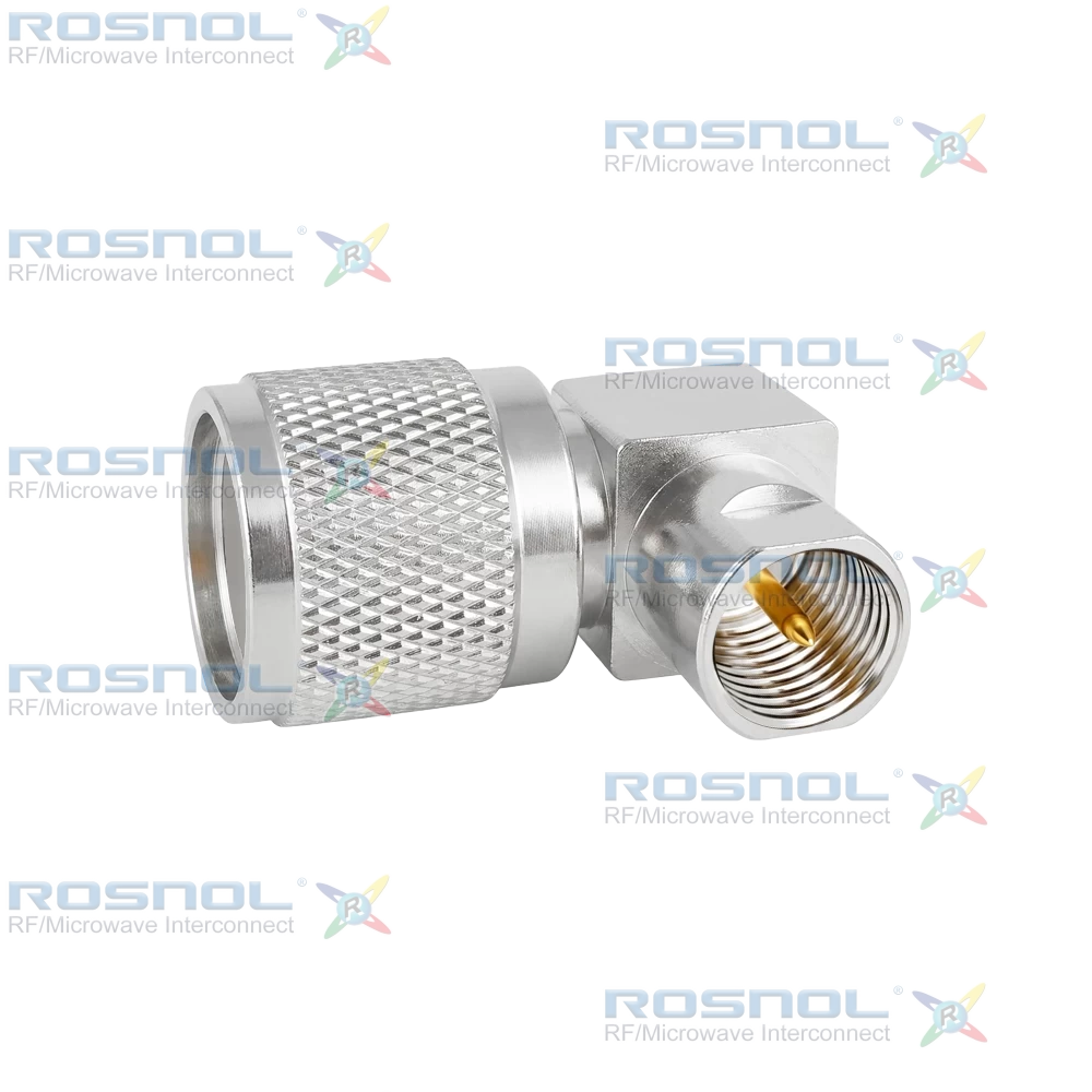 FME Plug (Male) to UHF Plug (Male) Right-Angle Adapter, DC-2.5GHz
