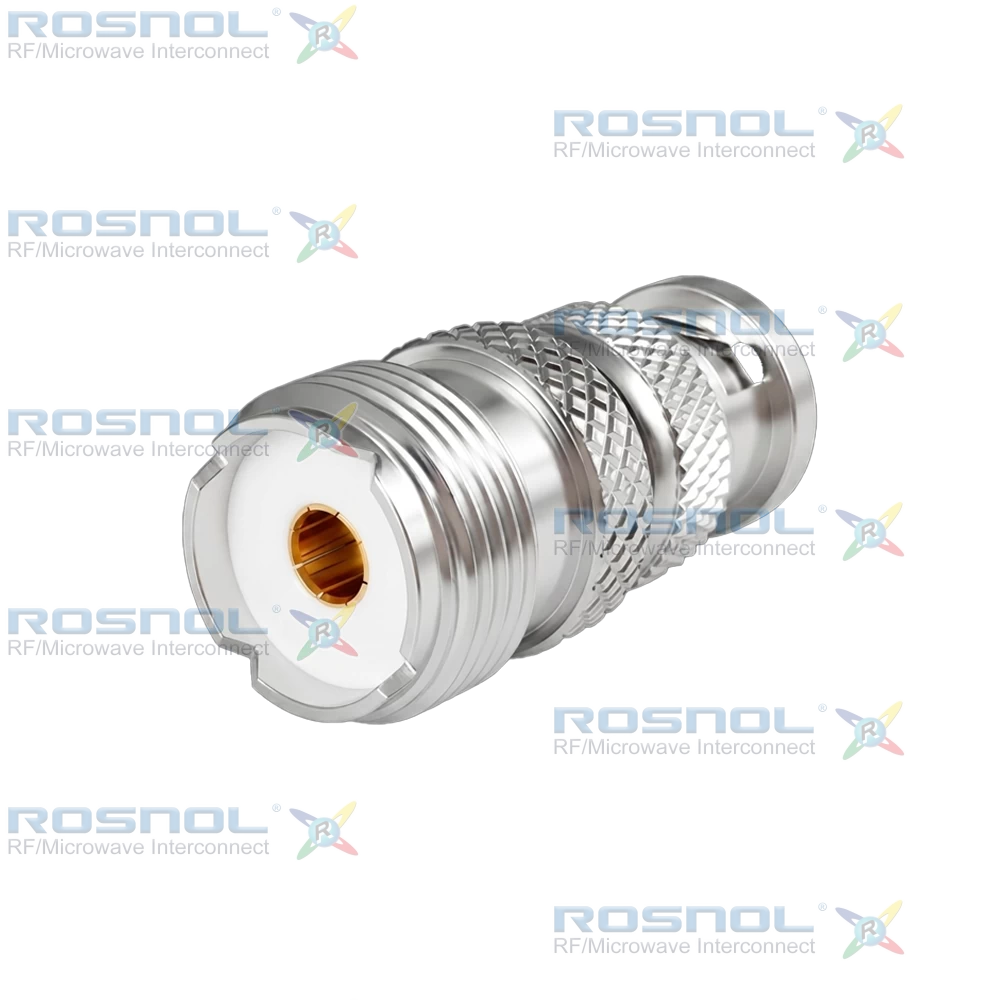 BNC Plug (Male) to UHF Jack (Female) Adapter, DC-300 MHz