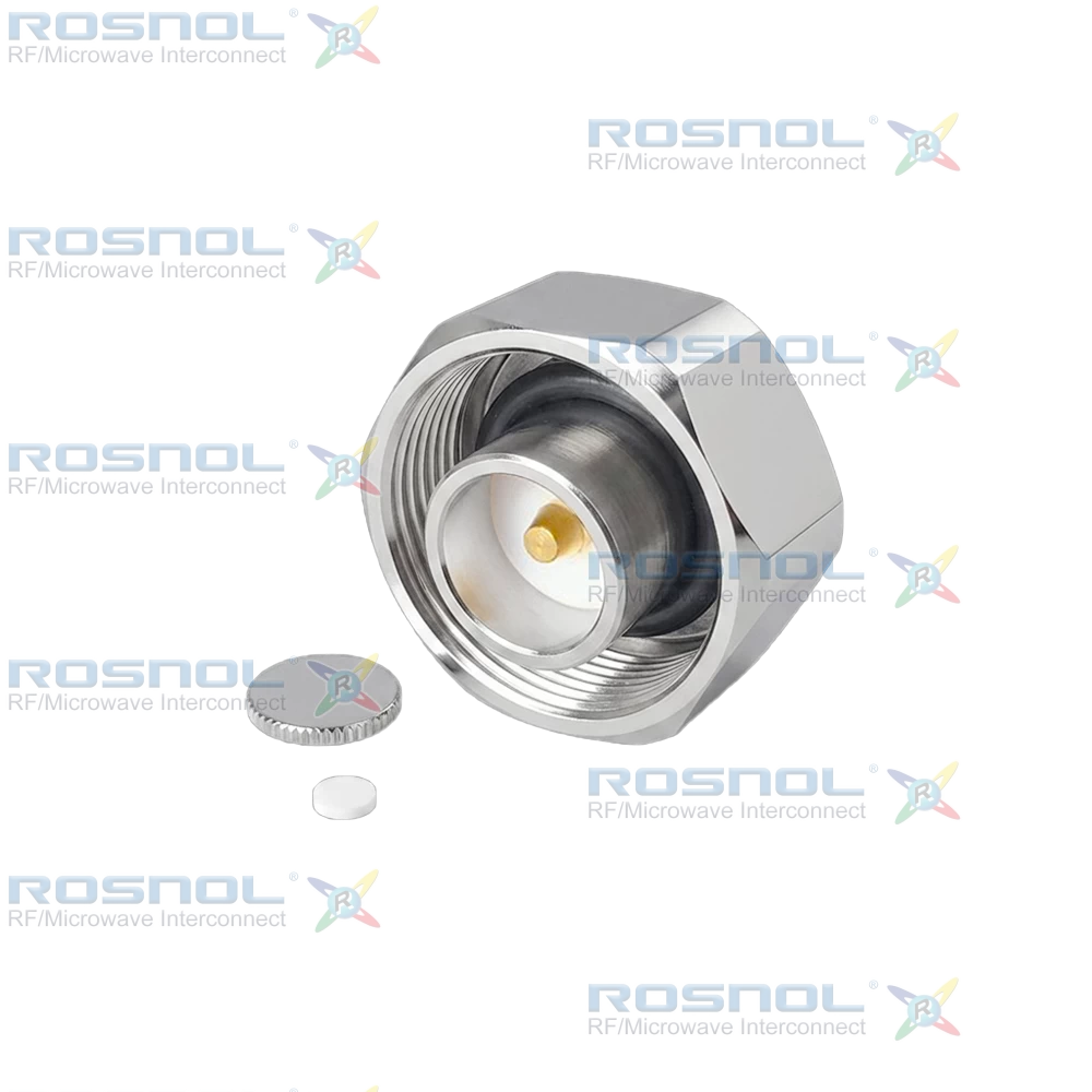 4.1-9.5 Plug (Male) Right-Angle Cable Connector for .0141, RG-402, SS-402, EF-402, DC -6 GHz VSWR 1.20