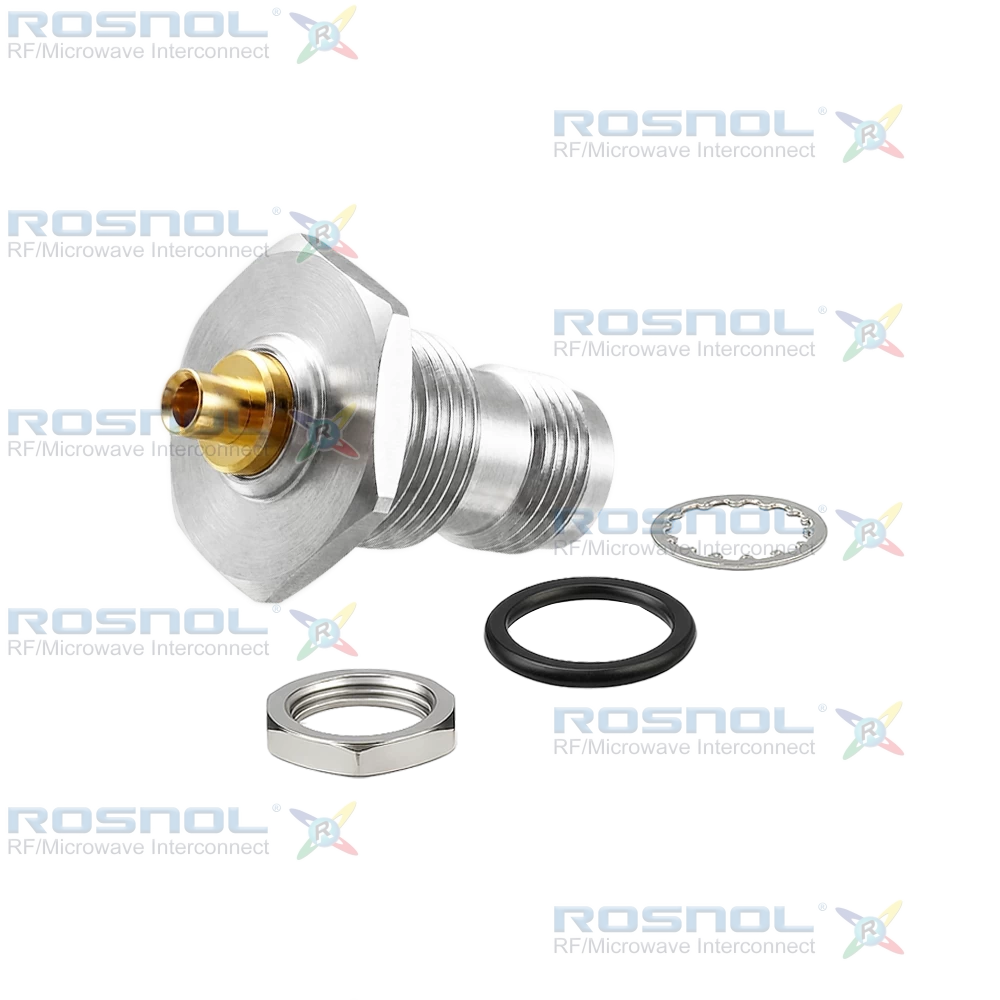 TNC Jack (Female) Bulkhead Cable Connector for RSR-085, RSF-085, RSF-085-FEP, UT-85, RG-405/U, RTK- FS 085, RTK- Flex 405, BELDEN 1671A, DC-11GHz VSWR 1.09