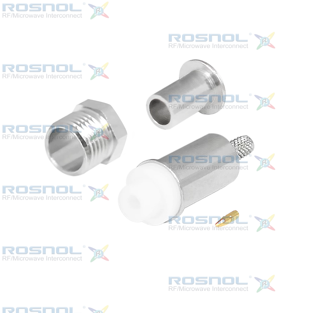 FME Jack (Female) Straight Cable Connector for RG-188A, RG-316, RG-174, DC -2.5 GHz