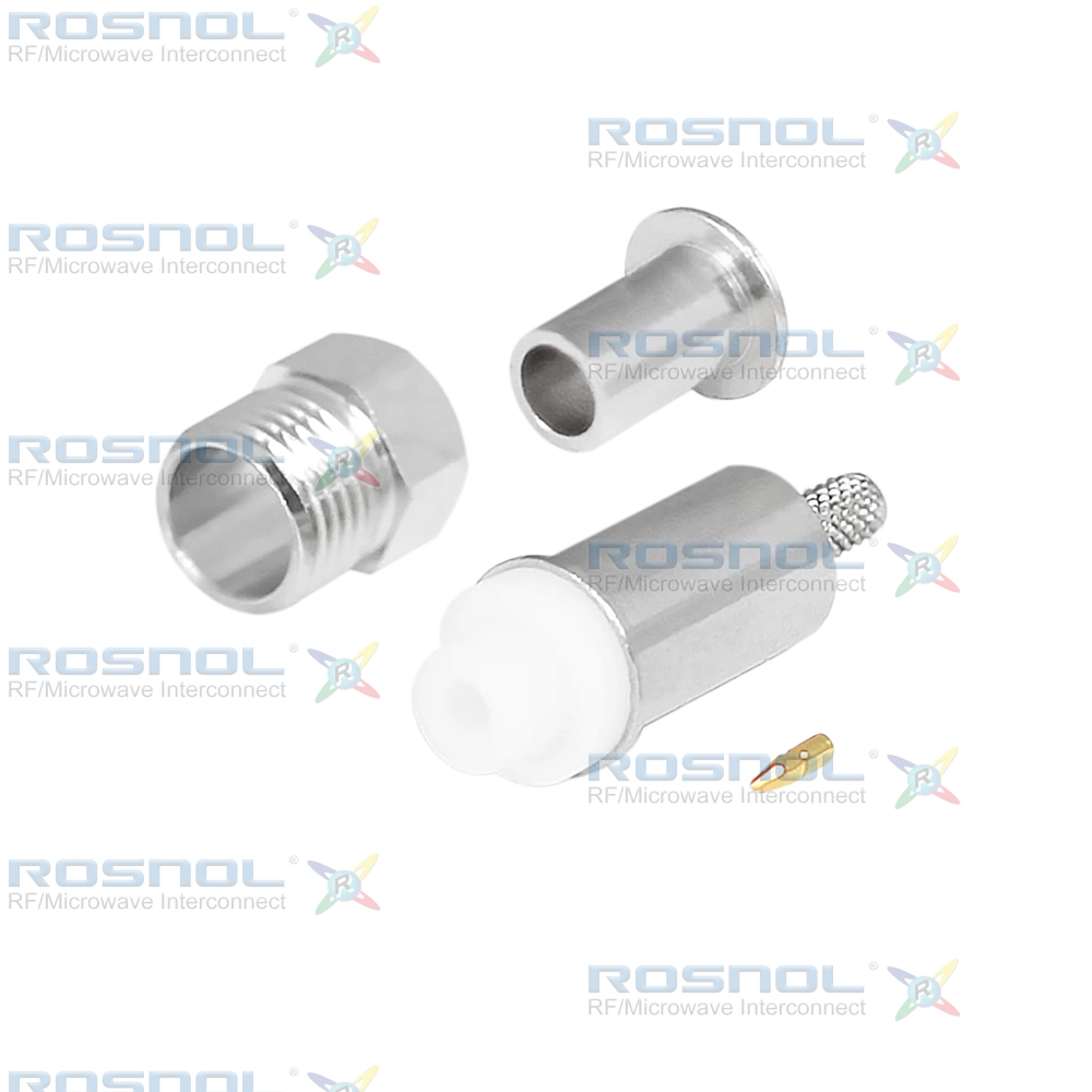 FME Jack (Female) Straight Cable Connector for RG-188A, RG-316, RG-174, DC -2.5 GHz