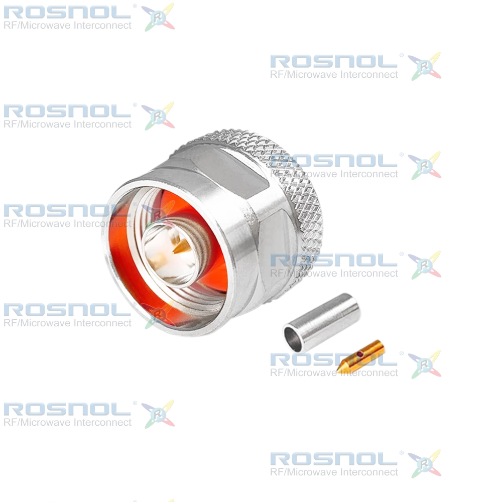 N Plug (Male) Straight Cable Connector for RG-174, RG-316, RG-188, DC-11 GHz VSWR 1.04