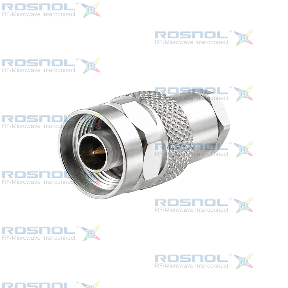 Precision N Plug (Male) Straight Cable Connector for SR-141, SF-141, RSF-141-FEP, RSF-141-PVC, RG-402, EF-402, BELDEN 1673A, BELDEN 1673J, DC-18GHz VSWR 1.20