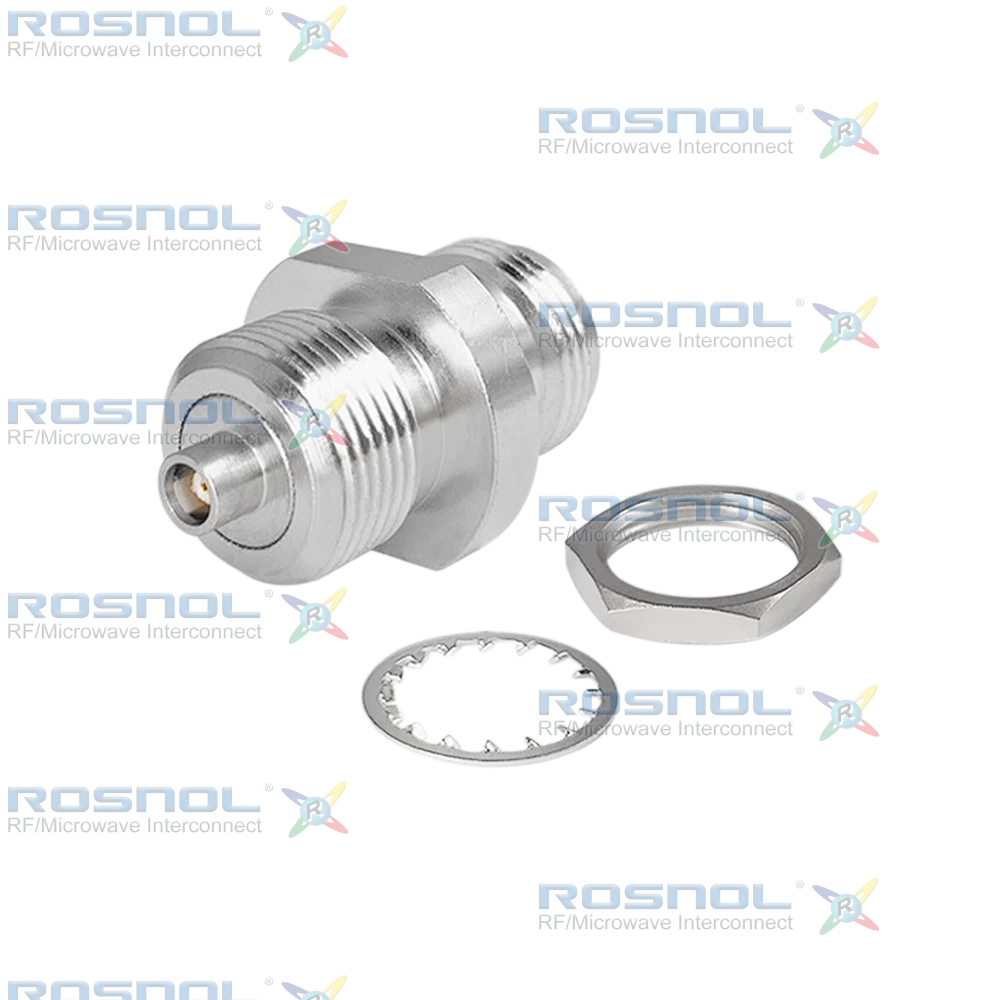 N Jack (Female) to MCX Jack (Female) Bulkhead Adapter, DC-6GHz VSWR 1.20
