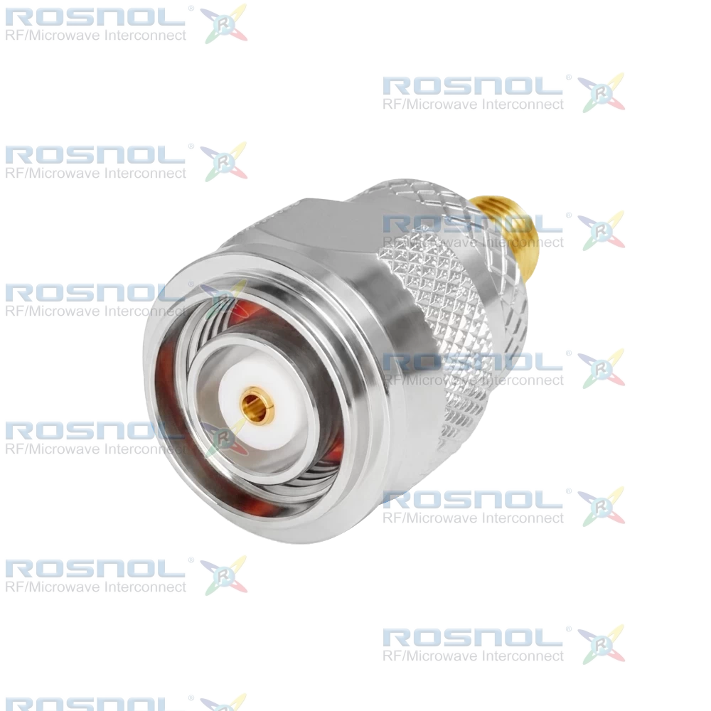 TNC R/P Plug (Male) to SMA Jack (Female) Adapter, DC-18GHz VSWR 1.3