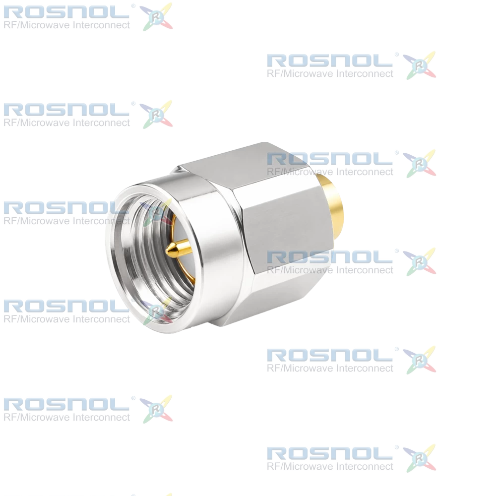 SMA Plug (Male) Straight Cable Connector for RSR-086, RSF-086, RSF-086-FEP, RSF-086-PVC, RG-405, EF-405, BELDEN 1671A, BELDEN 1671J, DC-18GHz VSWR1.20
