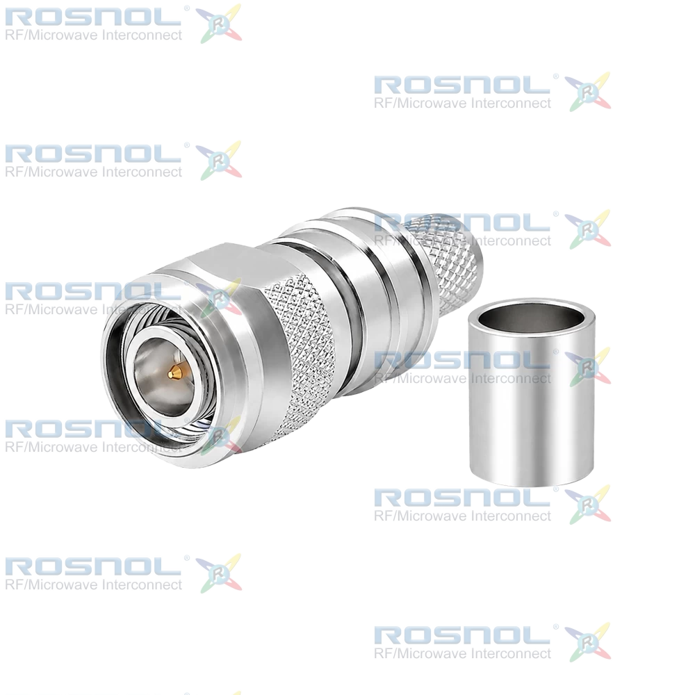 TNC Plug (Male) Cable Connector for LMR-400, Belden 7810A, Belden 8214, Belden 9913, RNL-400, DC-8GHz VSWR 1.25