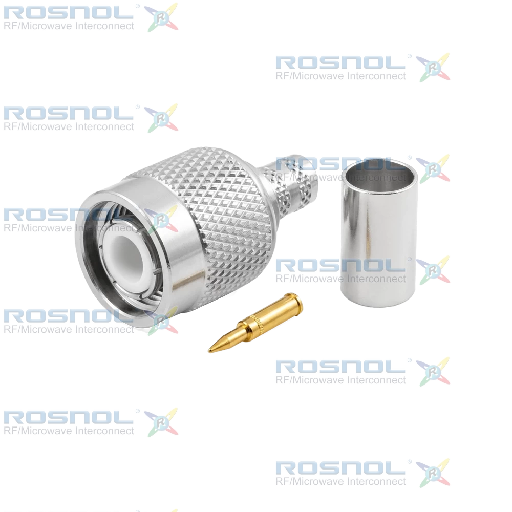 TNC Plug (Male) Cable Connector for LMR-240, RNL-240, Belden H155, DC-6GHz