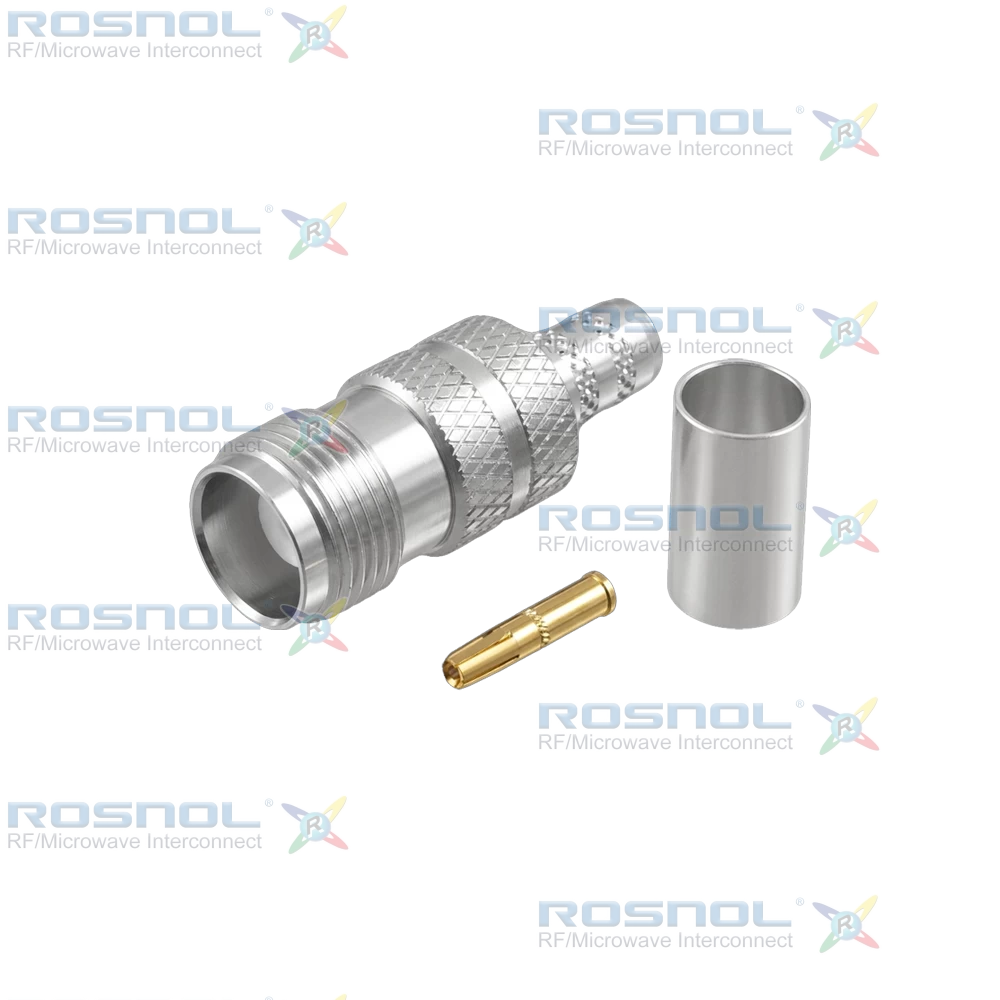 TNC Jack (Female) Cable Connector for LMR-240, RNL-240, Belden H155, DC-6 GHz