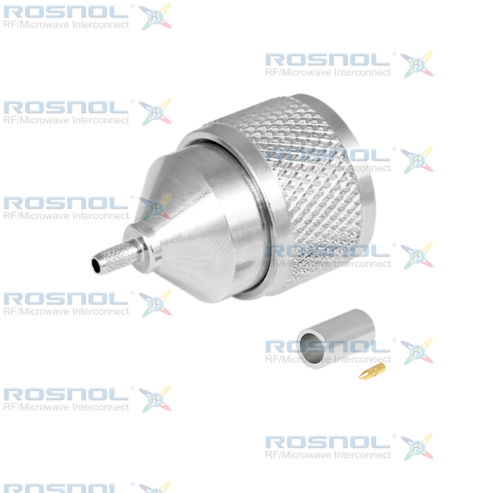 UHF Plug (Male) Cable Connector for RG-174, RG-188A, RG-316, BELDEN 7805, DC-300MHz