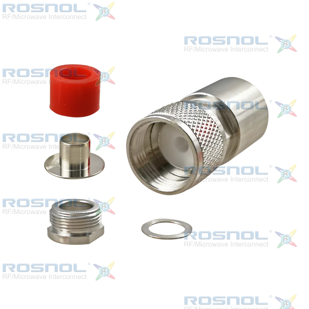 UHF Plug (Male) Cable Connector for LMR-400, RNL-400, RG-213, RG-214, DC-300MHz