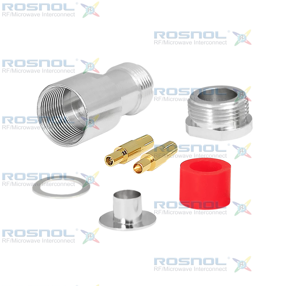 UHF Jack (Female) Cable Connector for LMR-400, RNL-400, RG-213, RG-214, DC-300MHz