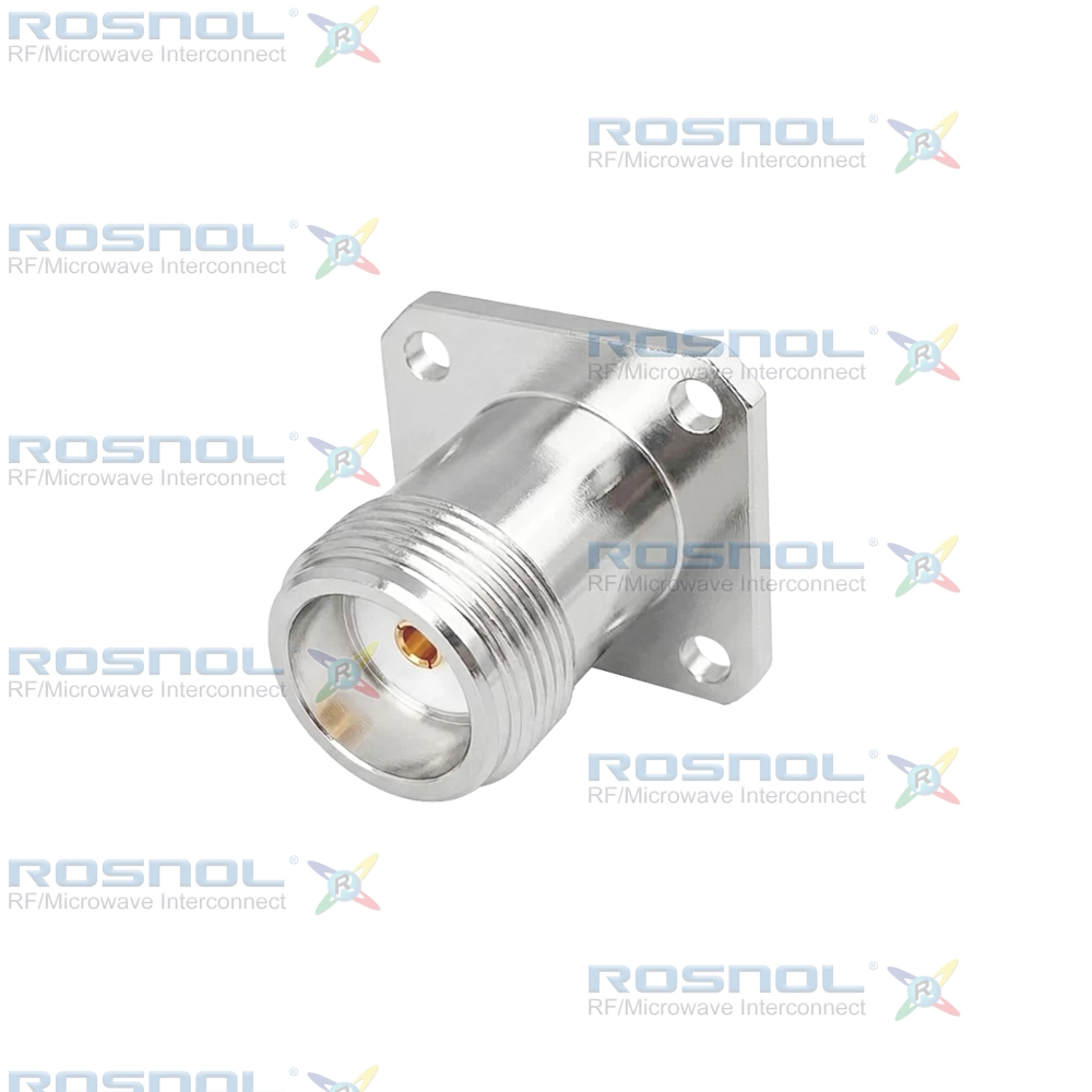 SC Jack (Female) 4 Hole Flange Connector 18.24mm (.718 inch), DC-11GHz