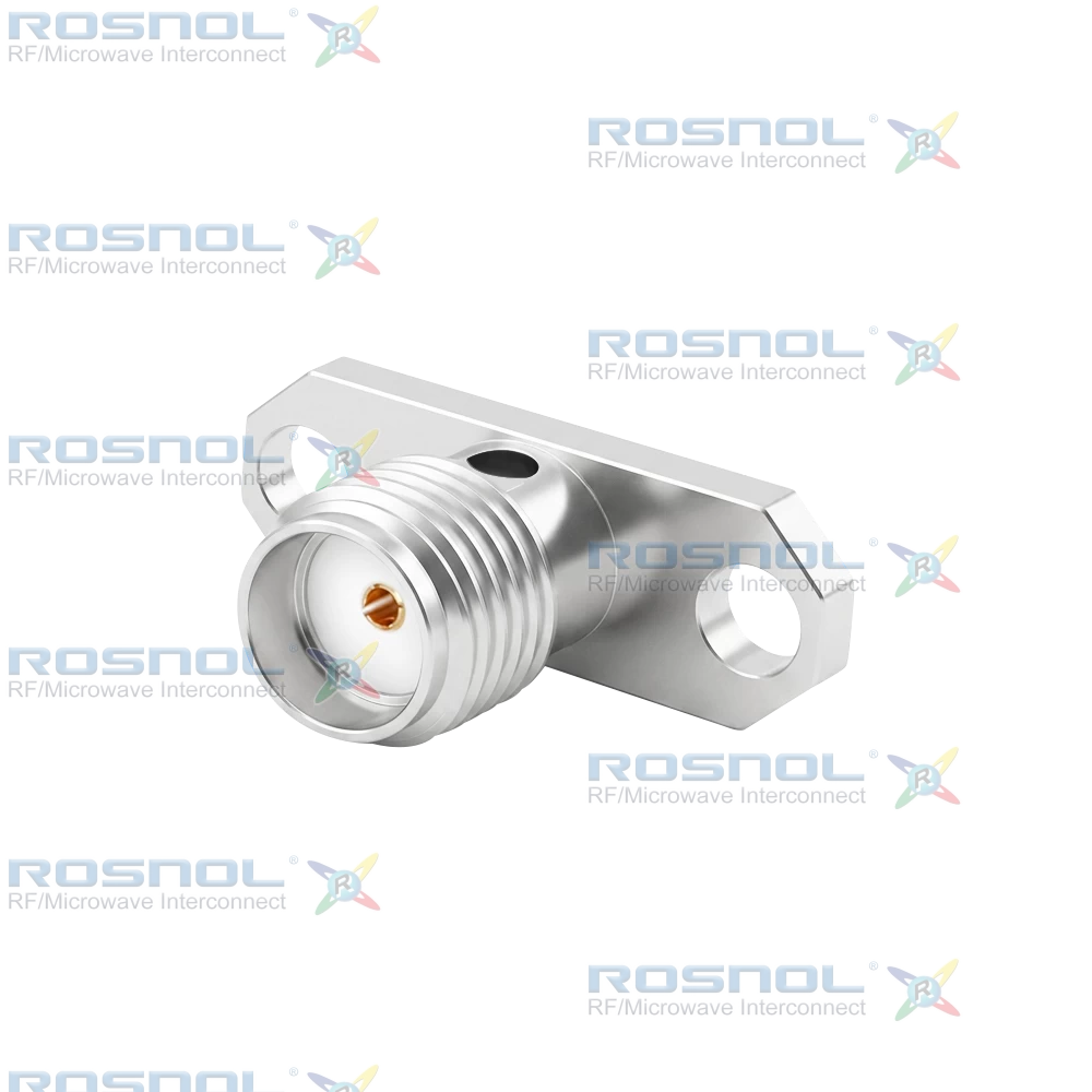 SMA Jack (Female) Straight Connector 2 Hole Flange, 12.22mm (.481 inch) DC-18GHz VSWR1.30