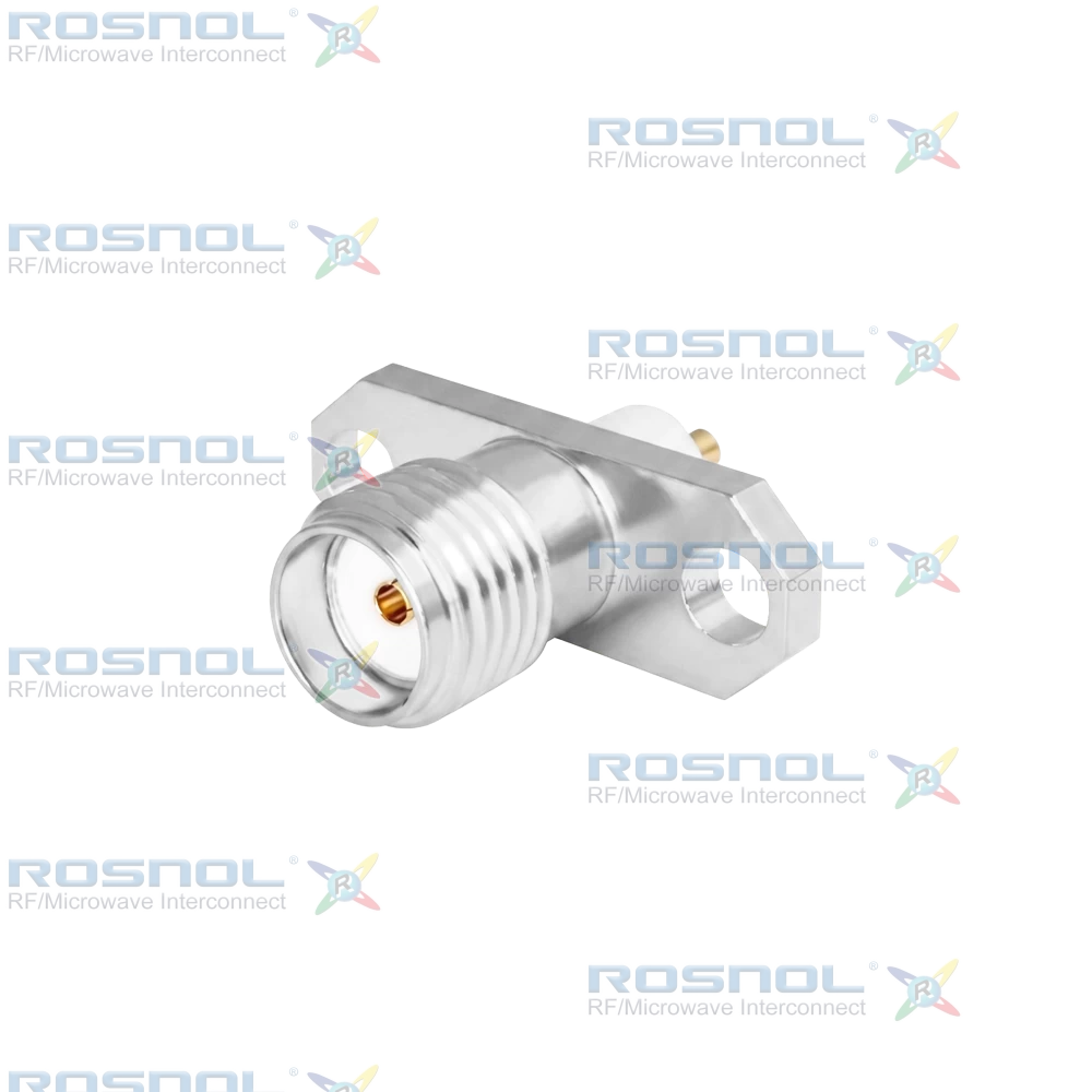 SMA Jack (Female) Straight Connector 2 Hole Flange, 12.22mm (.481 inch) DC-18GHz VSWR1.30