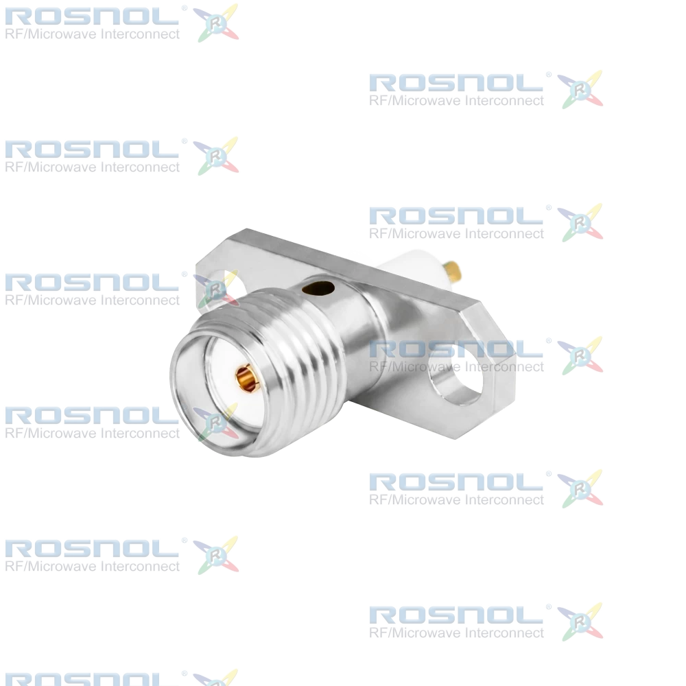 SMA Jack (Female) Straight Connector 2 Hole Flange, 12.22mm (.481 inch) DC-18GHz VSWR1.30
