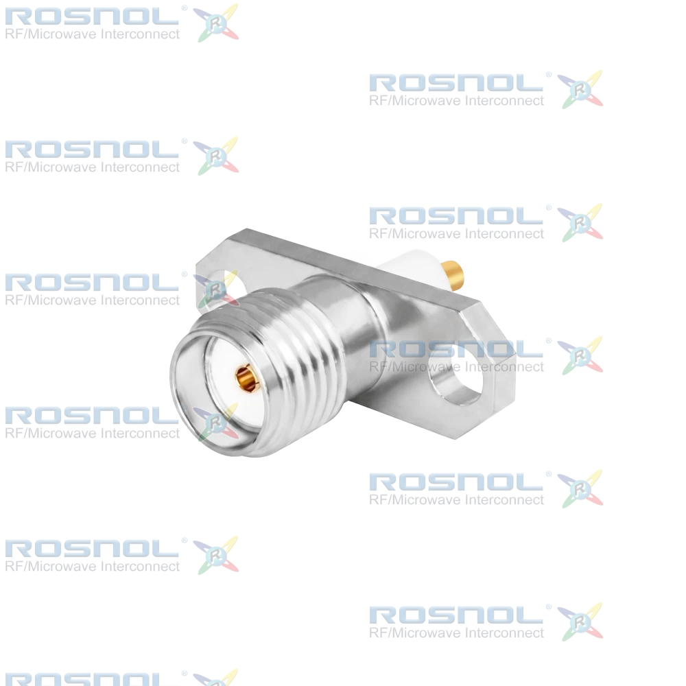 SMA Jack (Female) Straight Connector 2 Hole Flange, 12.22mm (.481 inch) DC-18GHz VSWR1.30