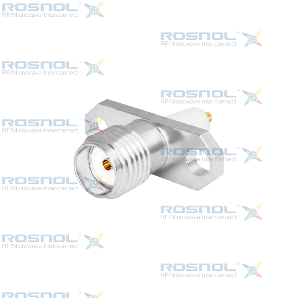 SMA Jack (Female) Straight Connector 2 Hole Flange, 12.22mm (.481 inch) DC-18GHz VSWR1.30