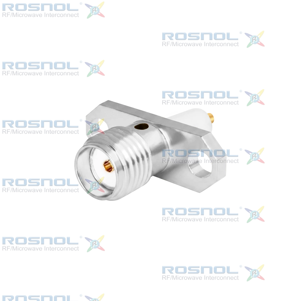 SMA Jack (Female) Straight Connector 2 Hole Flange, 12.22mm (.481 inch) DC-18GHz VSWR1.30
