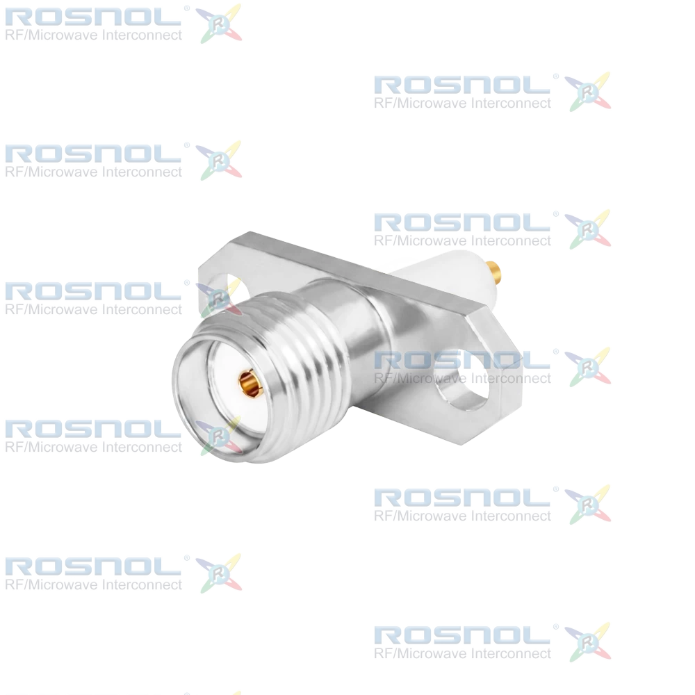 SMA Jack (Female) Straight Connector 2 Hole Flange, 12.22mm (.481 inch) DC-18GHz VSWR1.30