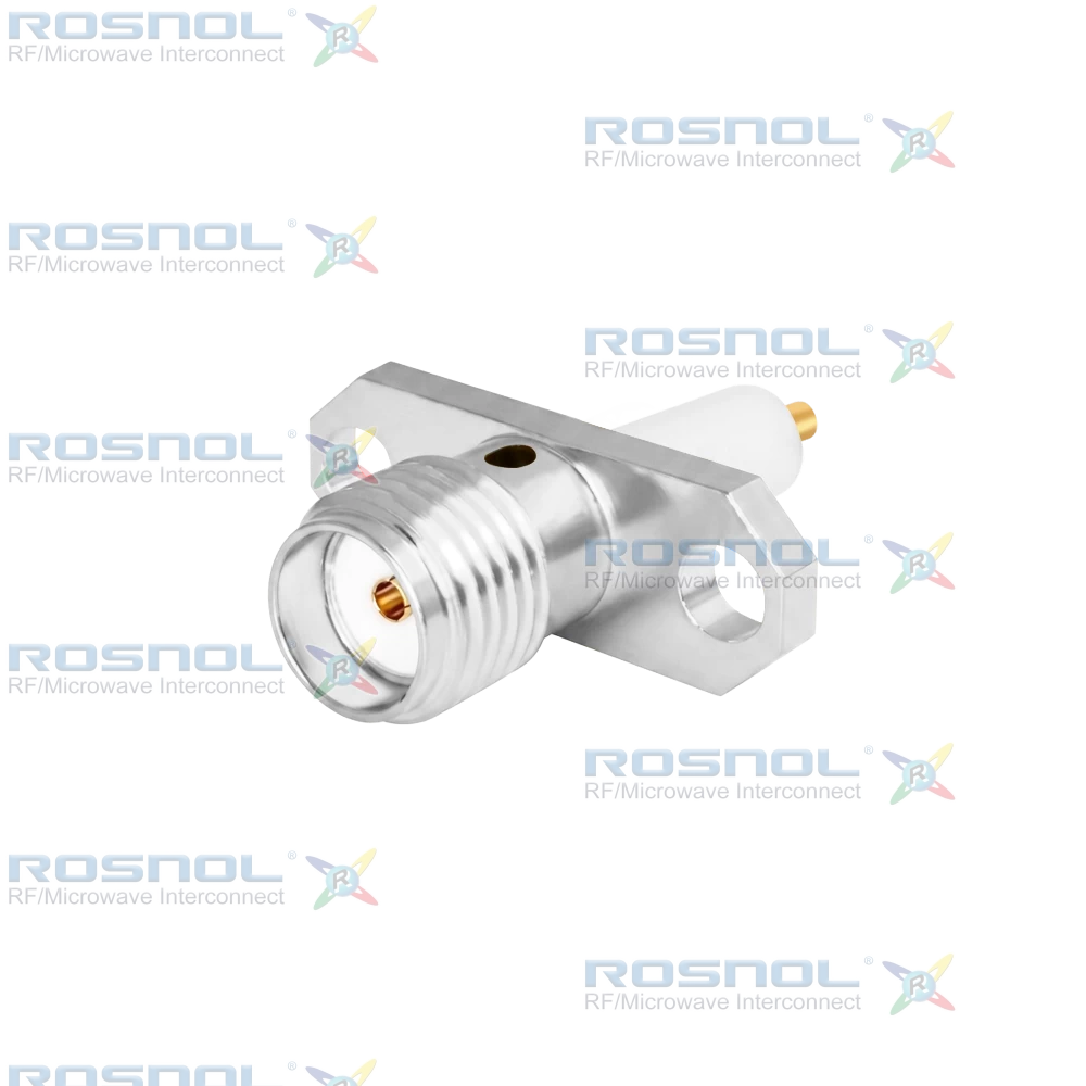 SMA Jack (Female) Straight Connector 2 Hole Flange, 12.22mm (.481 inch) DC-18GHz VSWR1.30