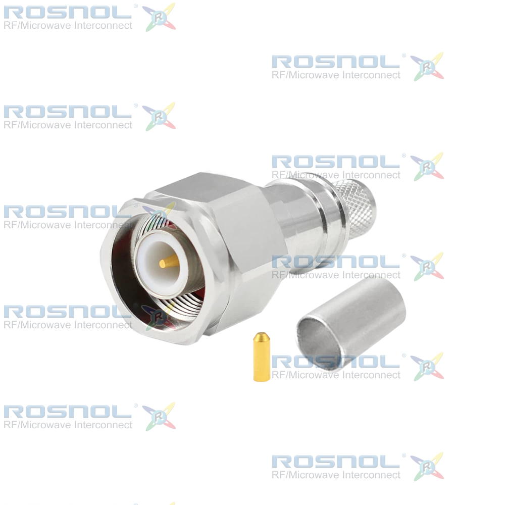 SC Plug (Male) Straight Cable Connector for RG-214, RG-9, RG-225, RG-393, DC-6 GHz