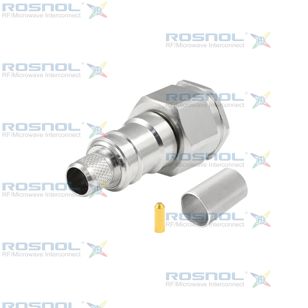 SC Plug (Male) Straight Cable Connector for RG-214, RG-9, RG-225, RG-393, DC-6 GHz