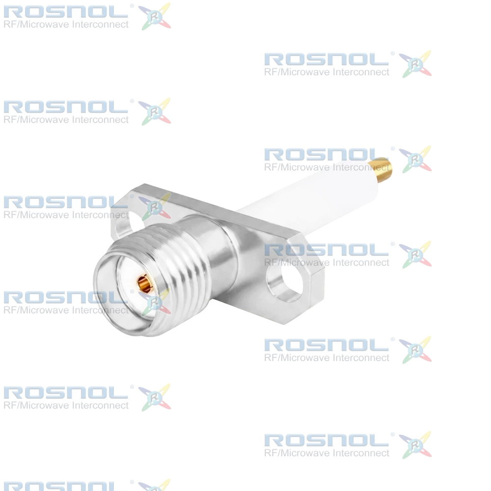 SMA Jack (Female) Straight Connector 2 Hole Flange, 12.22mm (.481 inch) DC-18GHz VSWR1.30