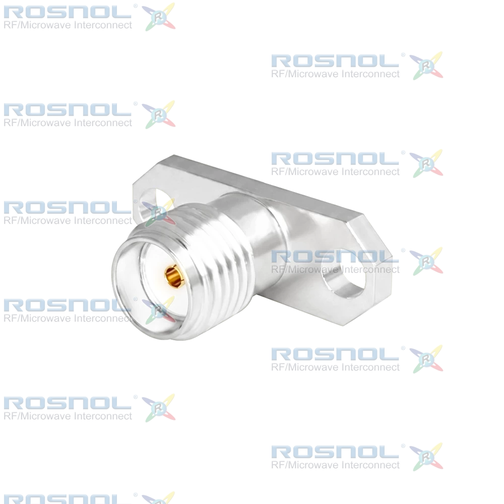 SMA Jack (Female) Straight Connector 2 Hole Flange, 12.22mm (.481 inch) DC-18GHz VSWR1.30