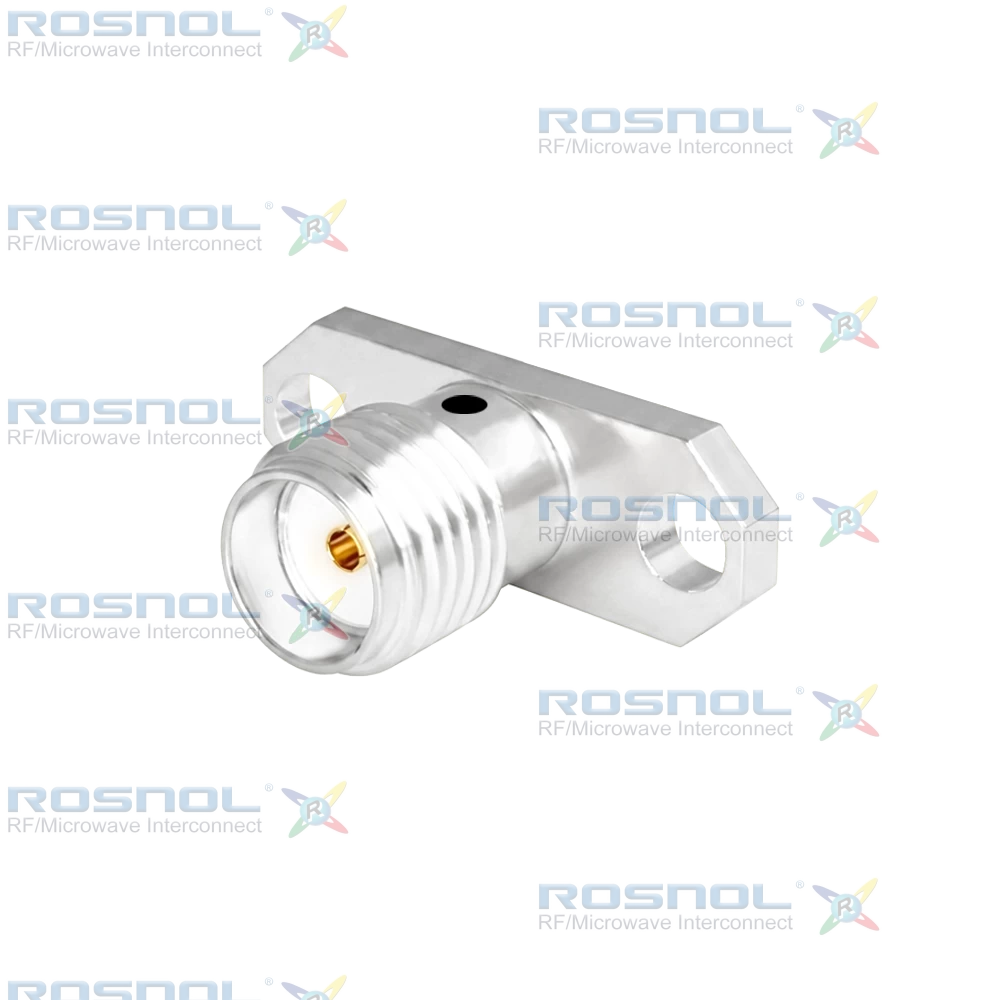 SMA Jack (Female) Straight Connector 2 Hole Flange, 12.22mm (.481 inch) DC-18GHz VSWR1.30
