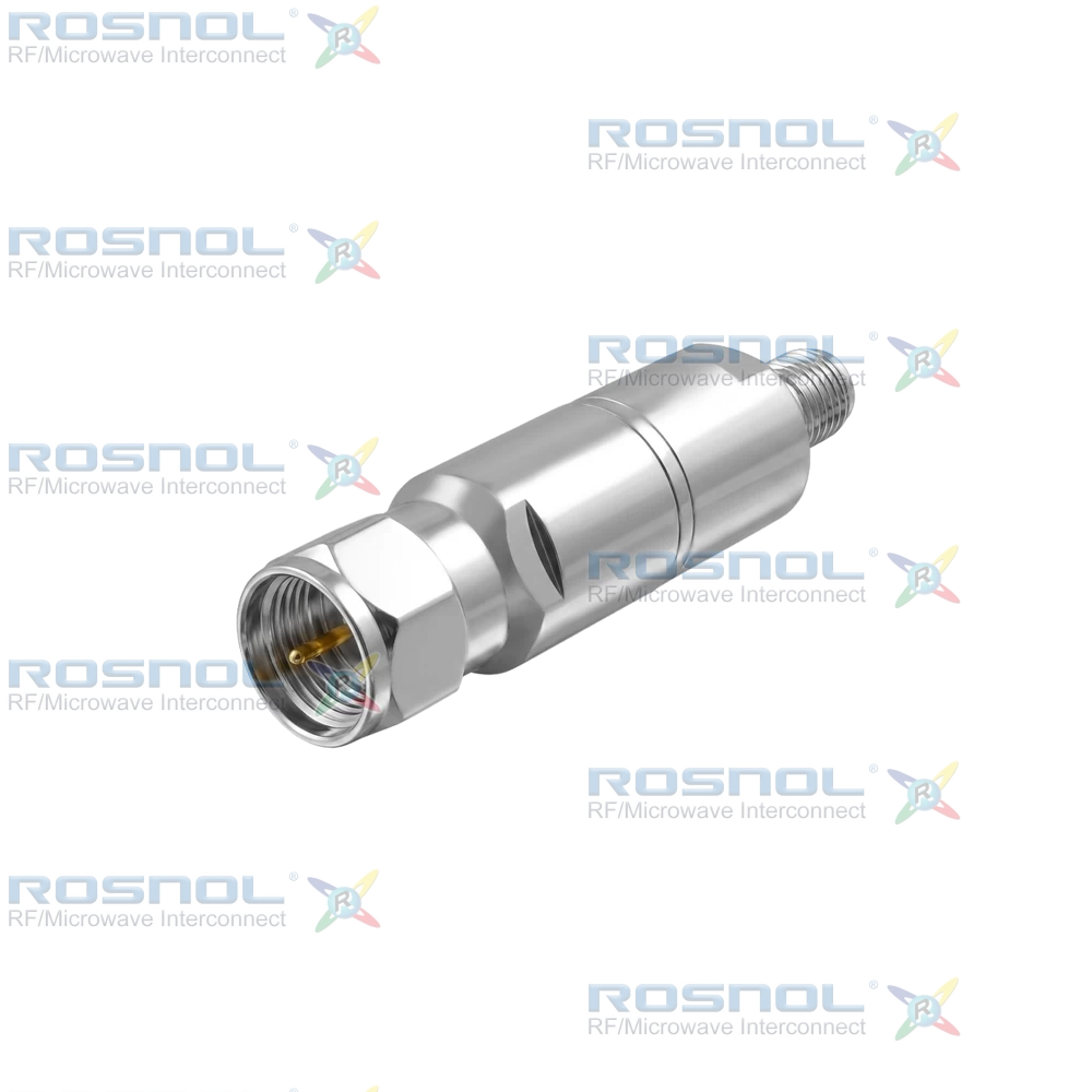 SMA 50 Ohm Jack (Female) to F 75 Ohm Plug (Male) Matching Pad, DC-2GHz VSWR 1.25