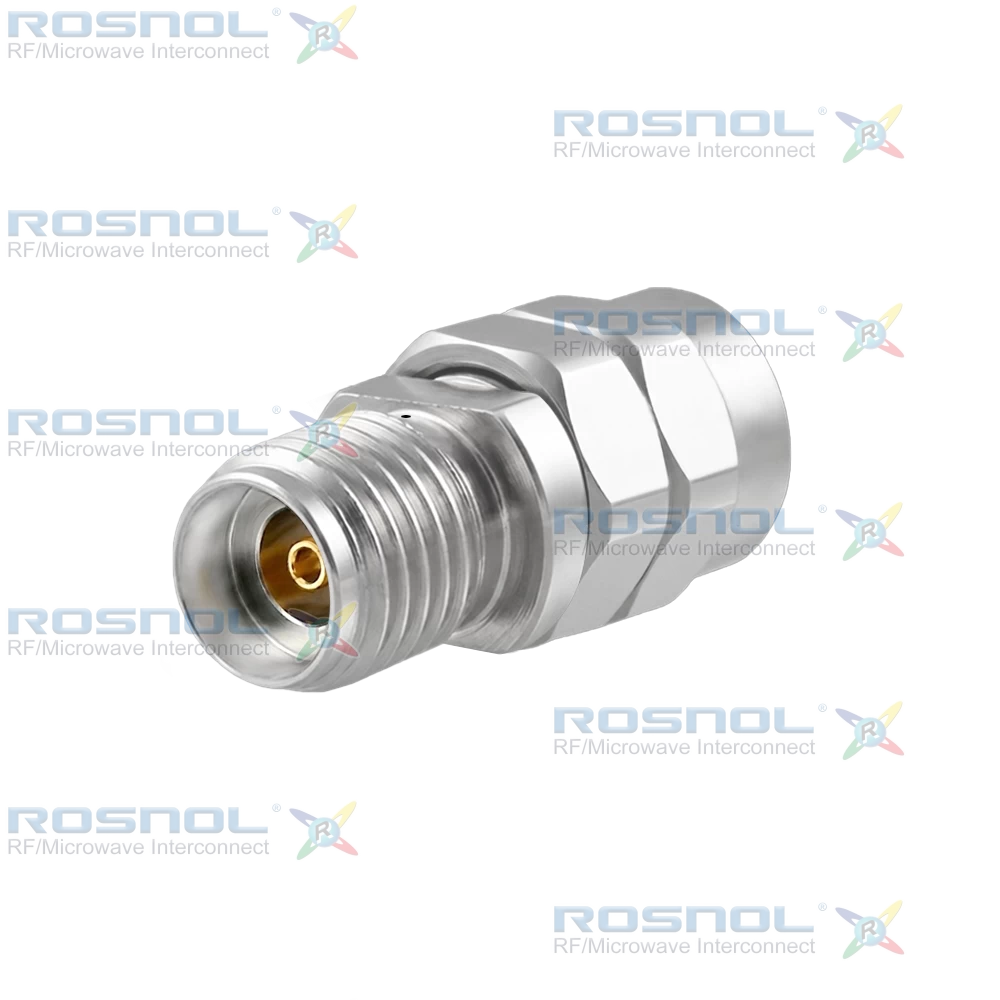 TVAC 2.4mm Plug (Male) to 2.92mm Jack (Female) Adapter, DC-40 GHz, VSWR 1.25