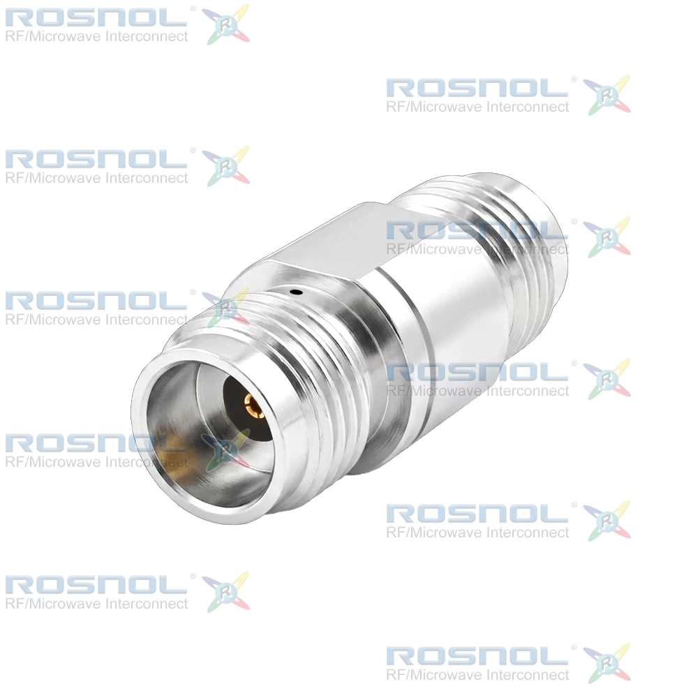 TVAC 2.4mm Jack (Female) to 2.92mm Jack (Female) Adapter, DC-40 GHz, VSWR 1.25