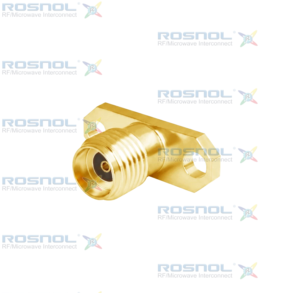 2.92mm Jack (Female) 2 Hole Panel Cable Connector for RSF-047, RSR-047, RSF-047 PVC, RSF-047 FEP, DC -18 GHz VSWR 1.25