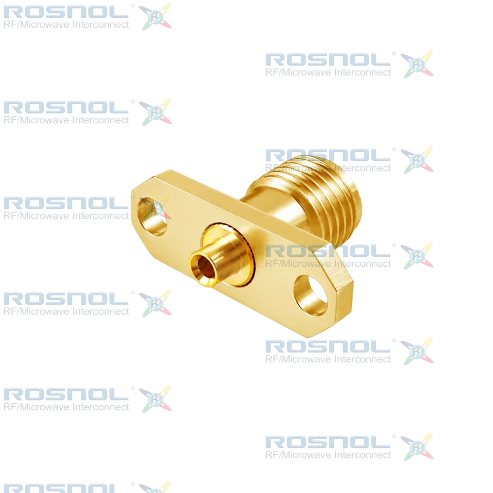 2.92mm Jack (Female) 2 Hole Panel Cable Connector for RSF-047, RSR-047, RSF-047 PVC, RSF-047 FEP, DC -18 GHz VSWR 1.25